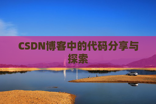 CSDN博客中的代码分享与探索